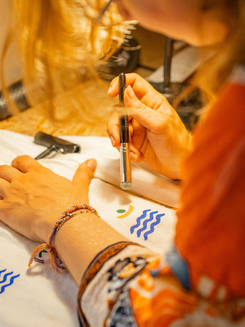resort wear and summer dresses inspired by Mediterranean living Resort wear and summer dresses in a Korčula concept store