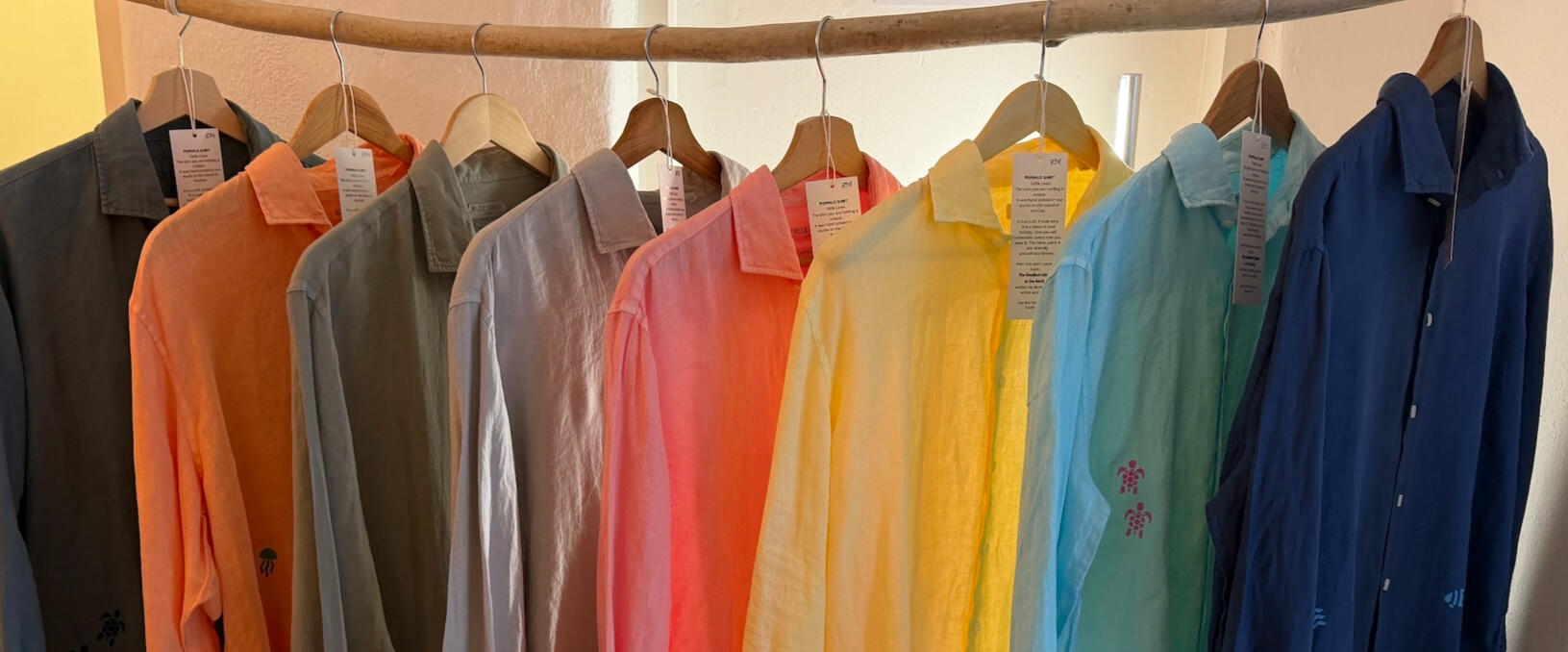 Flowing resort wear and summer dresses inspired by Mediterranean living Resort wear and summer dresses in a Korčula concept store